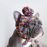Cappello per cani Pom Pom in Maglia