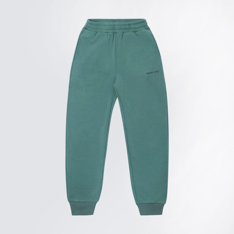 Pantalone essenziale - verde acqua