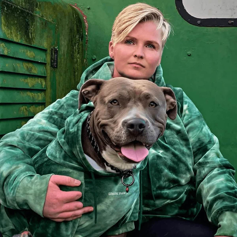 Maglione in Velluto per Cani - Verde Smeraldo