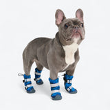 Stivali per cani Flex Shell resistenti all'acqua - Camo Blu