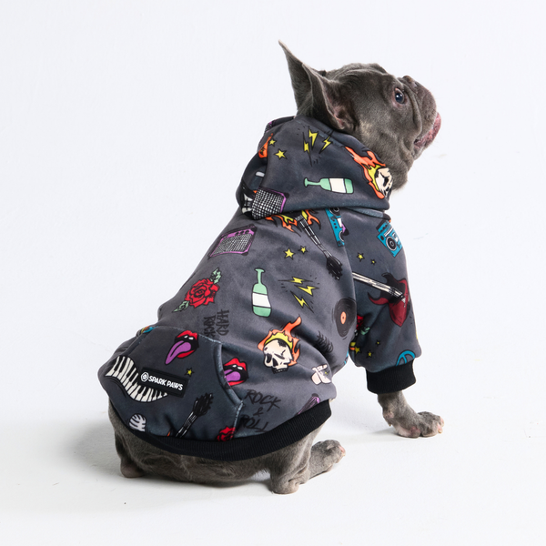 Rock and Roll Felpa per Cane