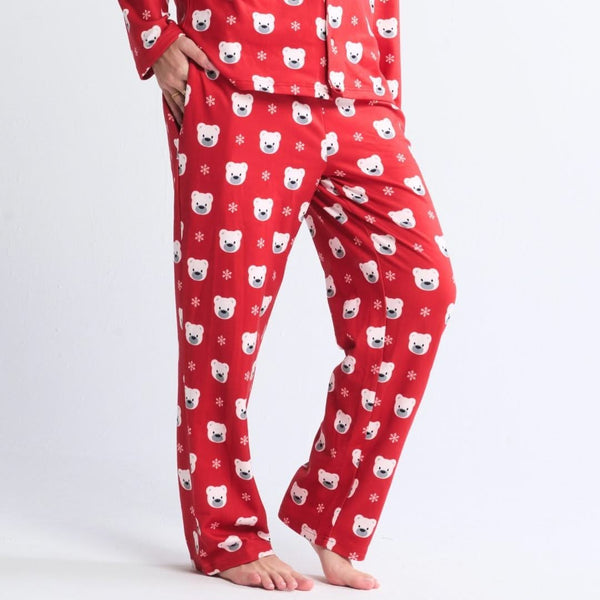 Pantaloni pigiama di Natale - Orso polare