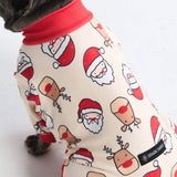 Pigiama di Natale per cane - Babbo Natale e Rodolfo