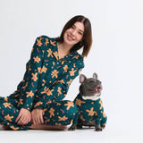 Pigiama di Natale per cane - Omino di pan di zenzero