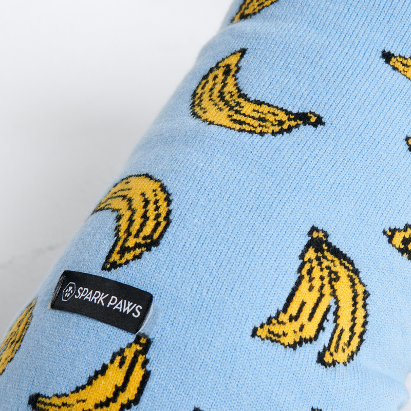 Maglione per cane lavorato a maglia - Banana