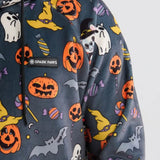 Halloween Grey Hoodie