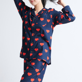 Top del pigiama umano - Cuori