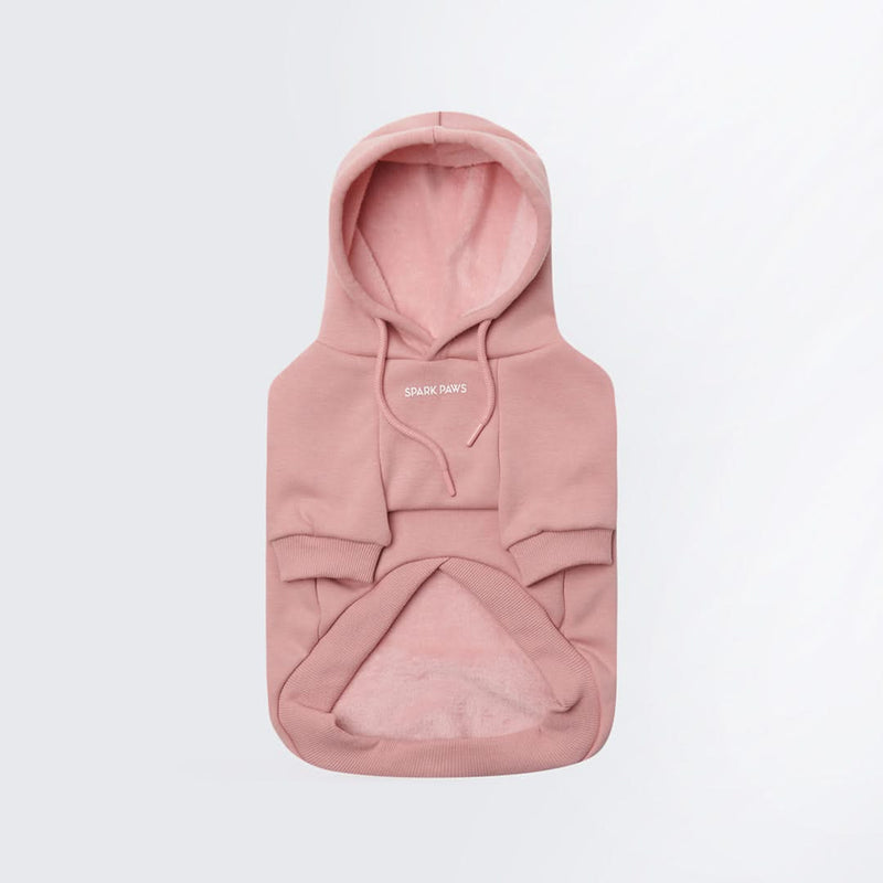 Felpa con cappuccio per cani Essential - Rosa
