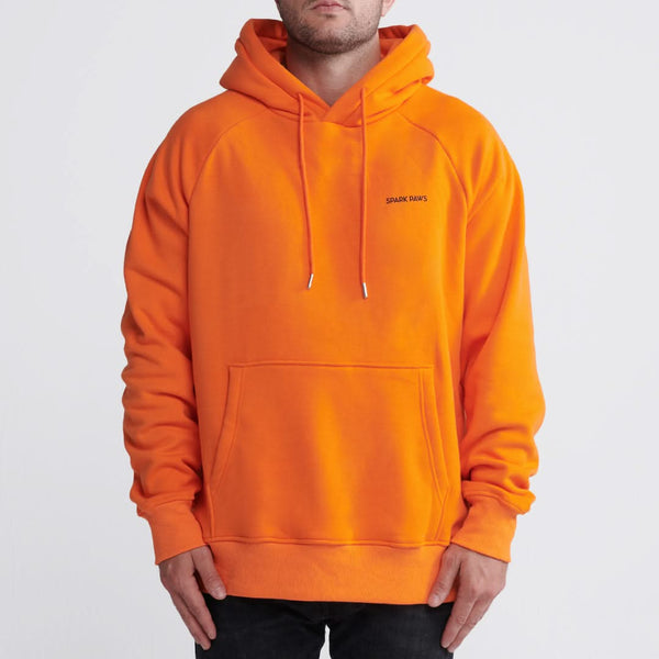 Felpa con cappuccio Essential Human - Arancione