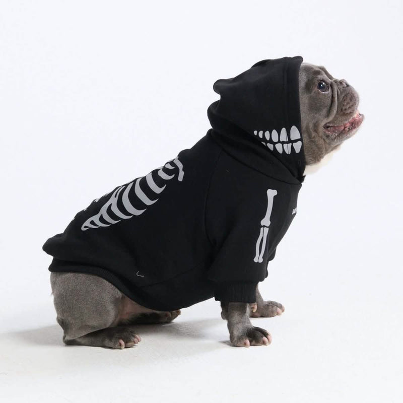 Felpa di Halloween per cani - Scheletro