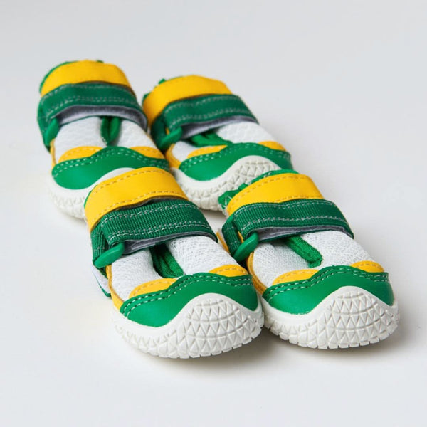 Scarpe per cani Hot Pavement Pawtector - Verde Giallo