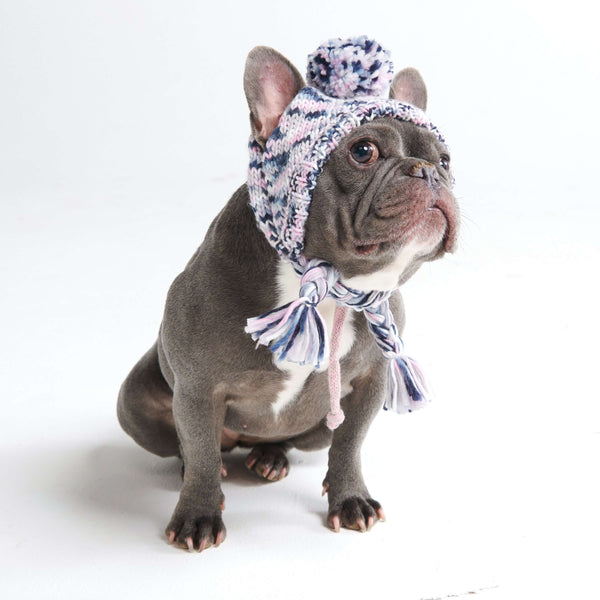 Cappello per cani Pom Pom in Maglia