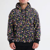 Felpa Vintage Flower per Umano - Nero