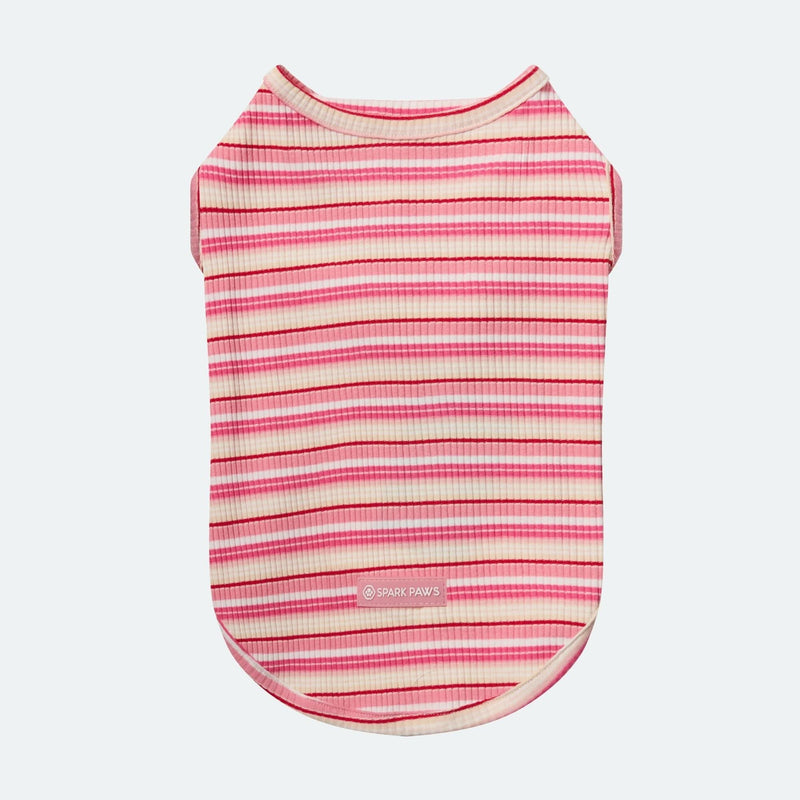 Pink Red Stripe Shirt