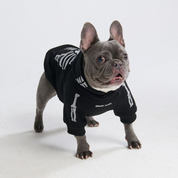 Felpa di Halloween per cani - Scheletro