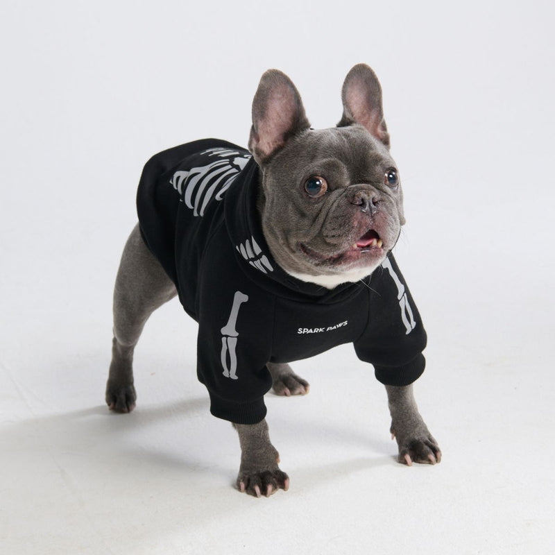 Felpa di Halloween per cani - Scheletro