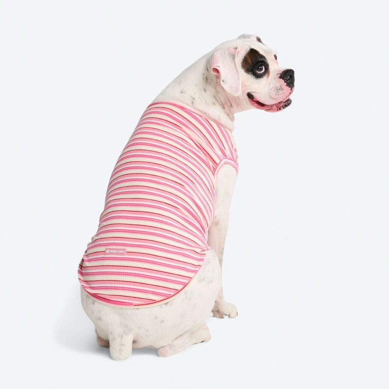 Maglietta a righe - Rosa Rosso