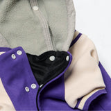 Giacca varsity per cani - Viola