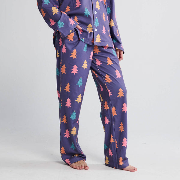 Pantalone del pigiama umano - Alberi Bastoncino di Zucchero