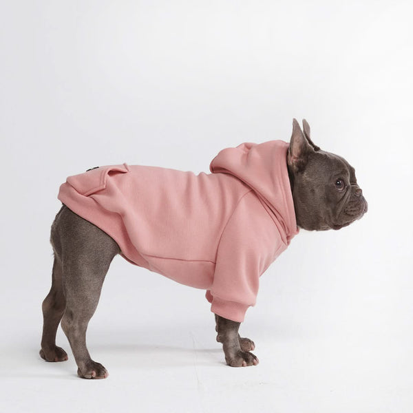 Felpa con cappuccio per cani Essential - Rosa