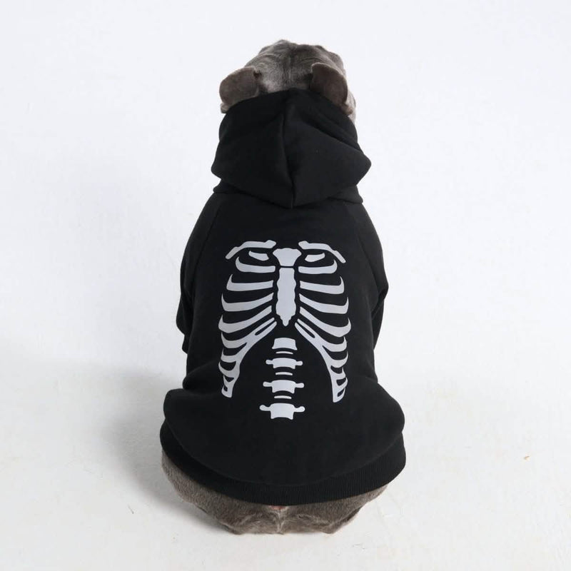 Felpa di Halloween per cani - Scheletro