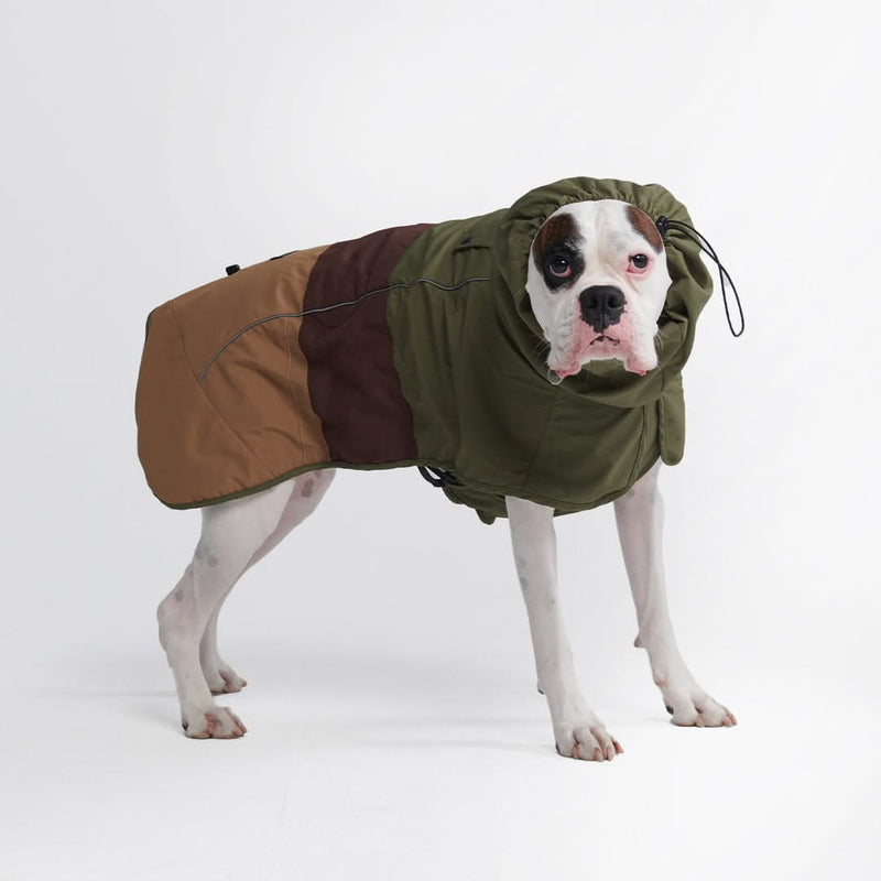 Impermeabile per cani Breatheshield™ - Verde Marrone Chiaro