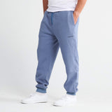 Felpa con cappuccio Essential Human - Blu cenere