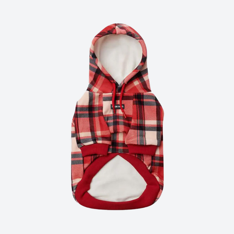 Red Plaid Hoodie||size:S,M,L,XL,2XL,3XL,4XL,5XL