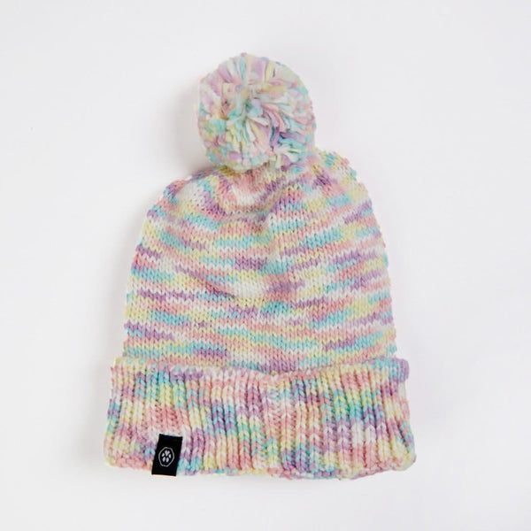 Cappello con pompon umano - Glassa pastello