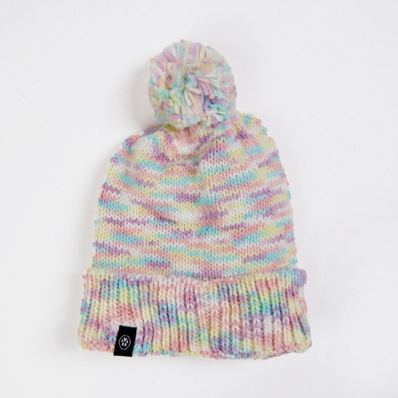 Cappello con pompon umano - Glassa pastello
