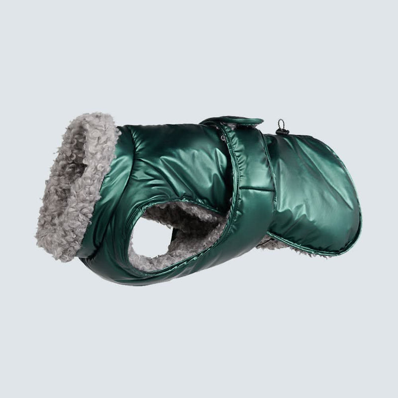 Giacca invernale a scivolo - Verde Metallico
