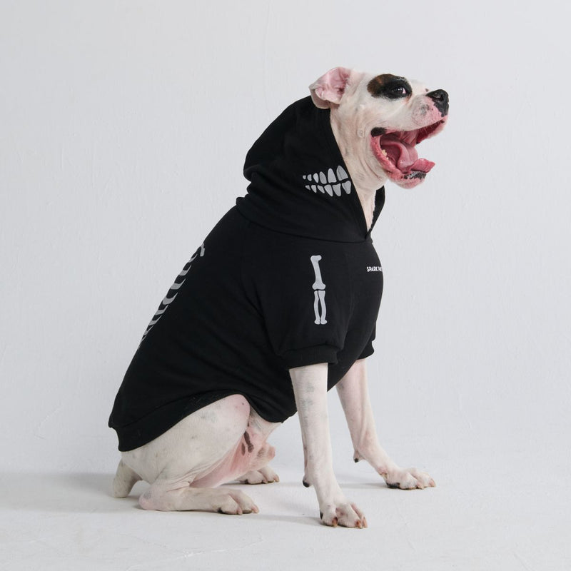 Felpa di Halloween per cani - Scheletro
