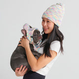 Cappello con pompon umano - Glassa pastello
