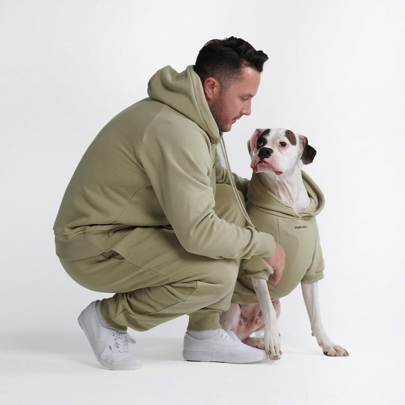 Felpa con cappuccio Essential Human - Verde