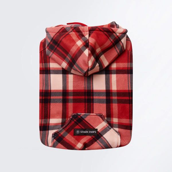 Maglione Plaid per Cani - Quadretti rossi