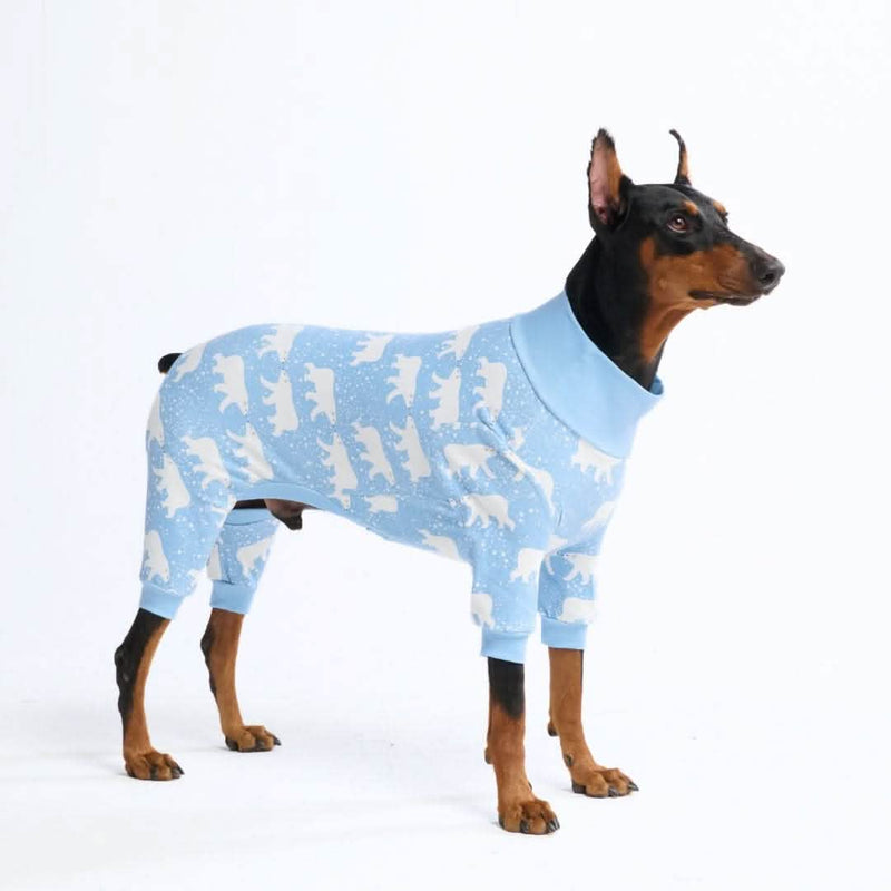 Pigiama per Cani - Orso polare innevato