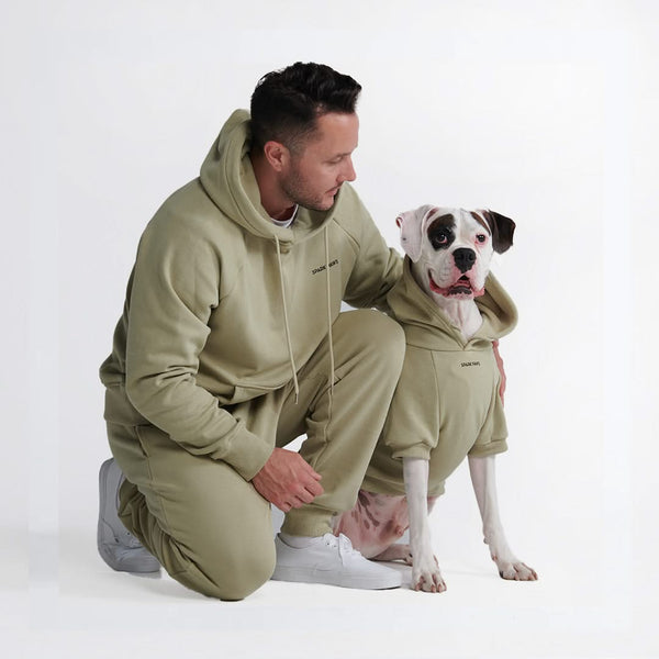 Felpa con cappuccio Essential Human - Verde