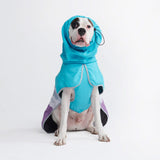 Impermeabile per cani Breatheshield™ - Verde acqua Bianco Viola