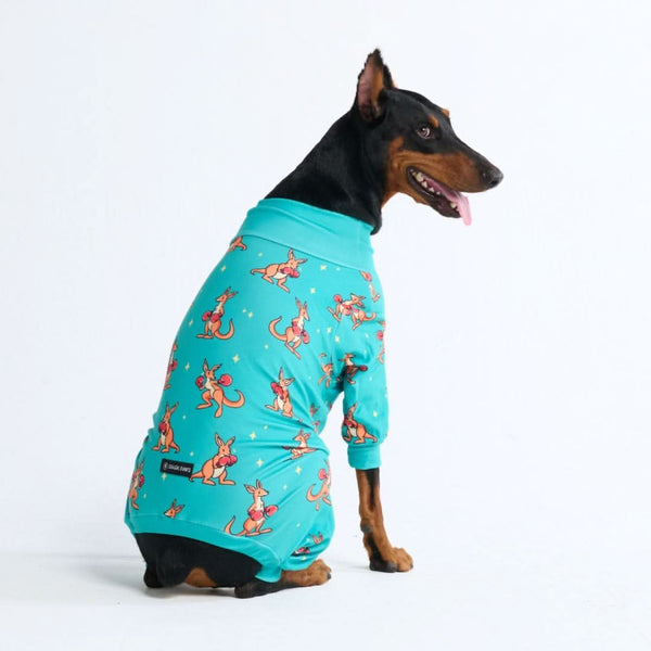 Pigiama per cani - Canguro boxe - Blu