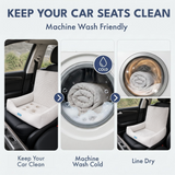 Frostcore™ Letto Rinfrescante per Auto per Cani - Waffle Grey