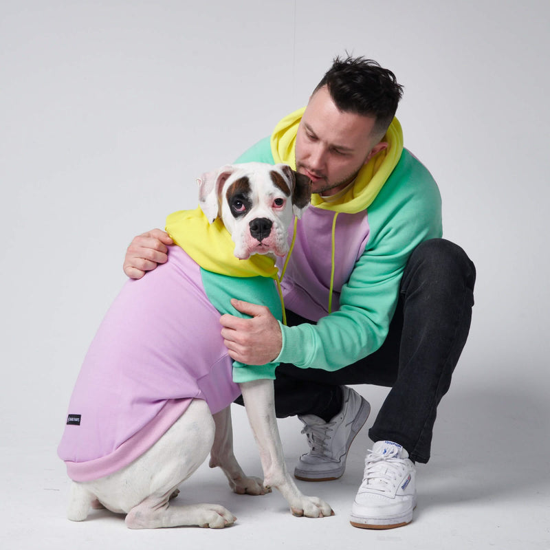 Color Block Human Hoodies