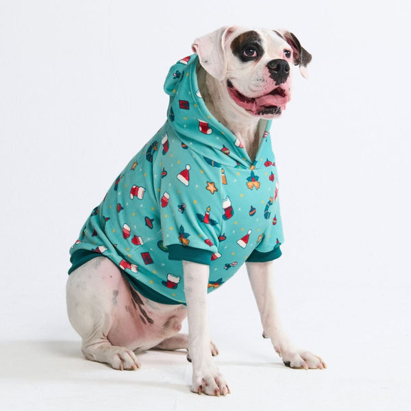 Felpa con cappuccio per cani (velluto morbido)