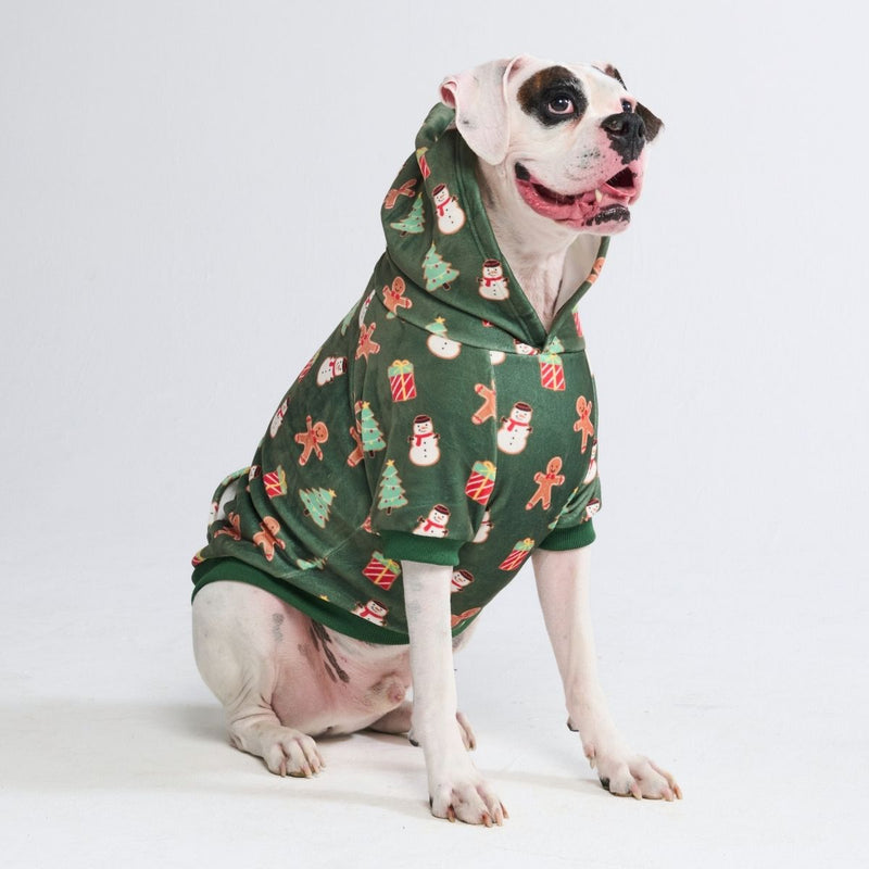 Felpa con cappuccio per cani (velluto morbido)