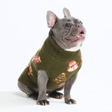 Maglione natalizio a maglia per cani – Pan di zenzero