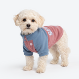 Blue Rose Plush Fleece Dog Sweater||size:S