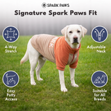 Orange Tan Plush Fleece Dog Sweater||size:S,M,L,XL,2XL,3XL,4XL