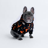 Felpa con cappuccio per cani di Halloween - Nero