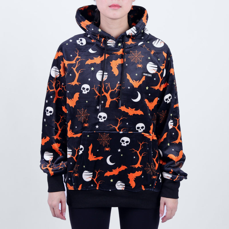 Felpa con cappuccio umana di Halloween - Nero