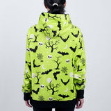 Felpa con cappuccio umana di Halloween - Neon