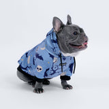 Felpa con cappuccio per cani di Halloween - Blu